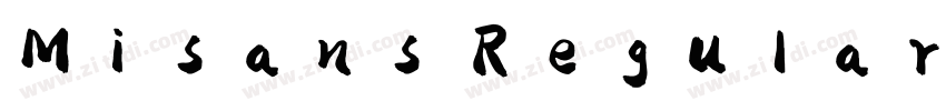 Misans Regular 常规字体转换